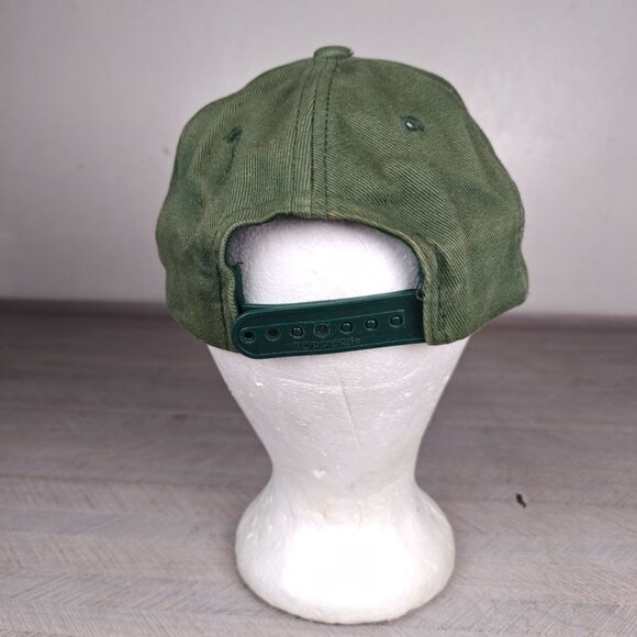 Vintage Distressed John Deere Green Tractor Embroidered Baseball Cap - Picture 7 of 11
